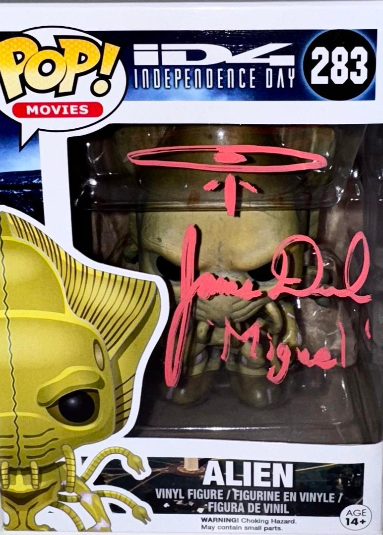 James Duval Signed Funko Pop #283 (Independence Day) w/Inscription - SWAU #03